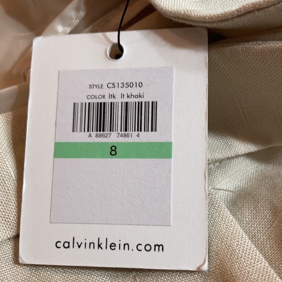 Calvin Klein dress pants size 8, It Khaki - Picture 7 of 11